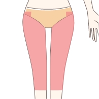 ひざ上